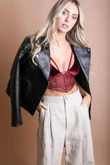Velvet Lace Bralette - Femstylo