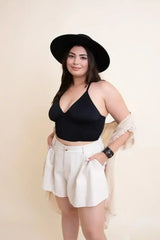 Ruched Bralette Plus - Femstylo