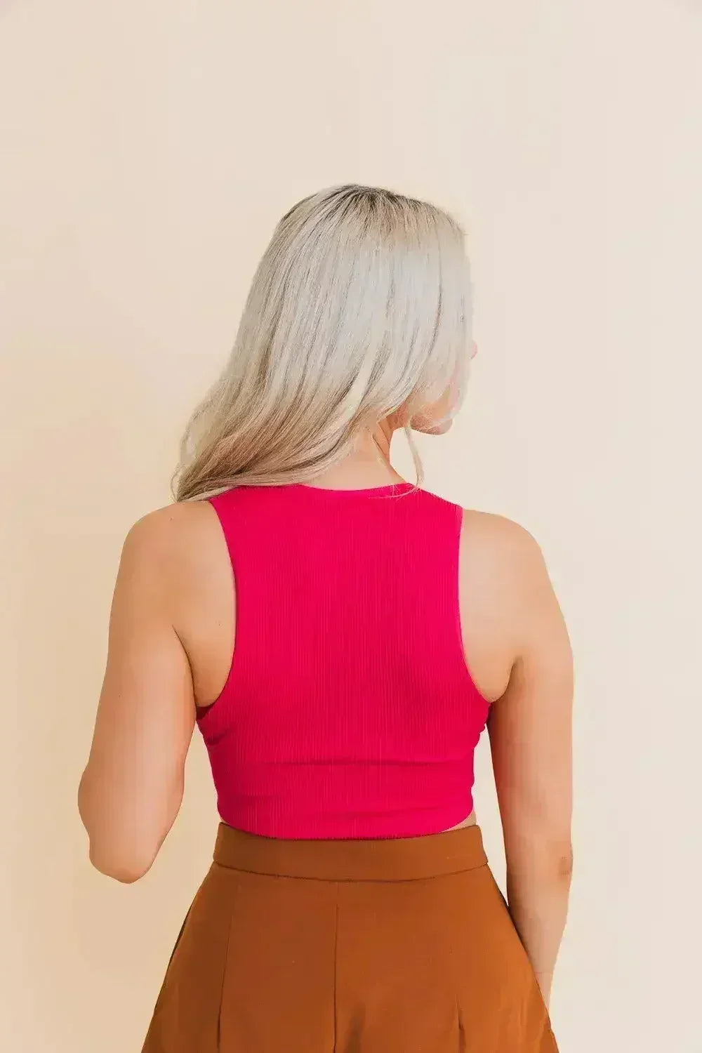 Eco Chic Ribbed Harmony Crop Top - Comfort and Sustainability Combined - Femstylo