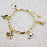 Yeehaw Rodeo Charm Bracelet – Western Icons