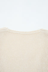 Smoke Gray Solid Color Hollow Knit Cardigan