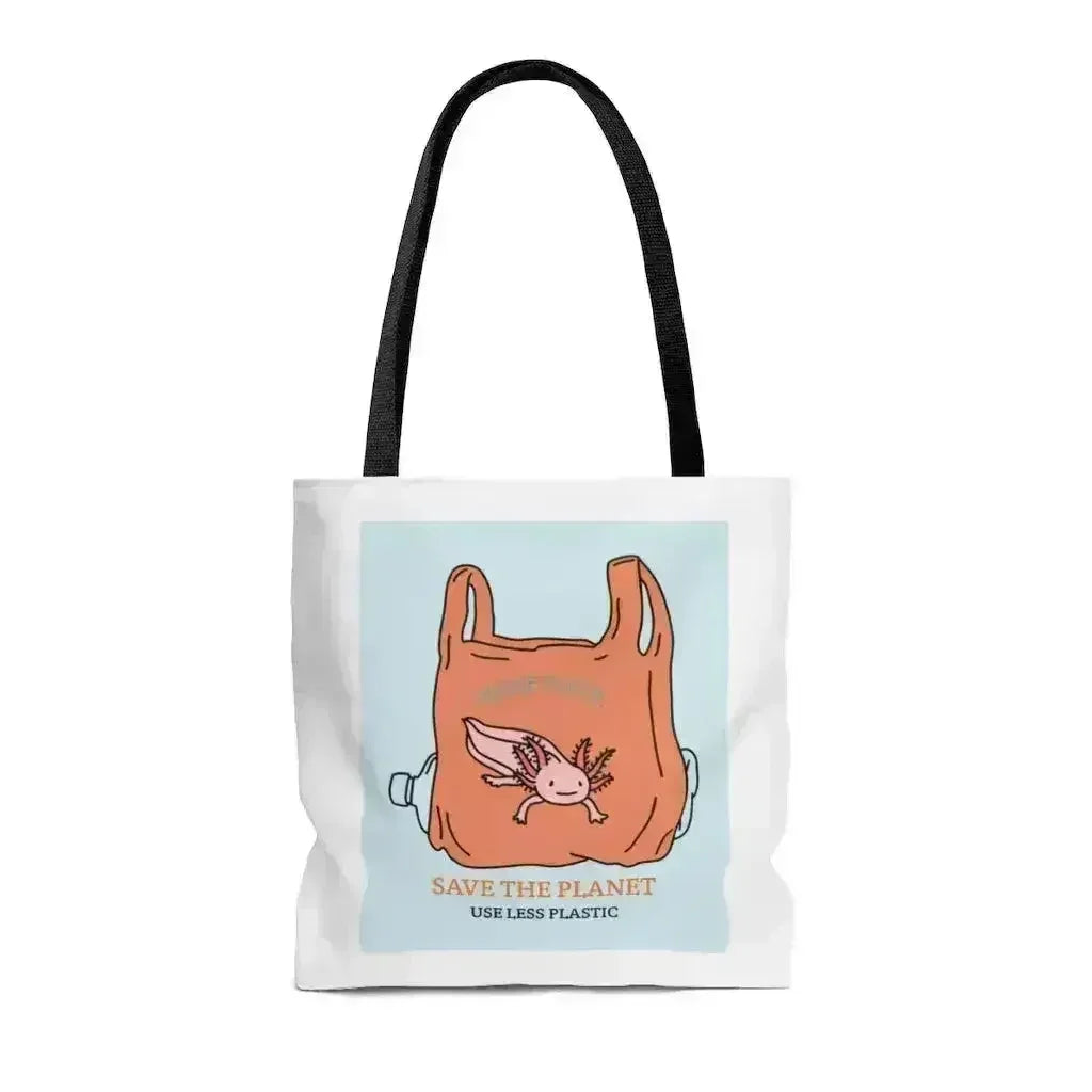 Save Axolotl Edition Shopper Tote Bag Medium - Femstylo