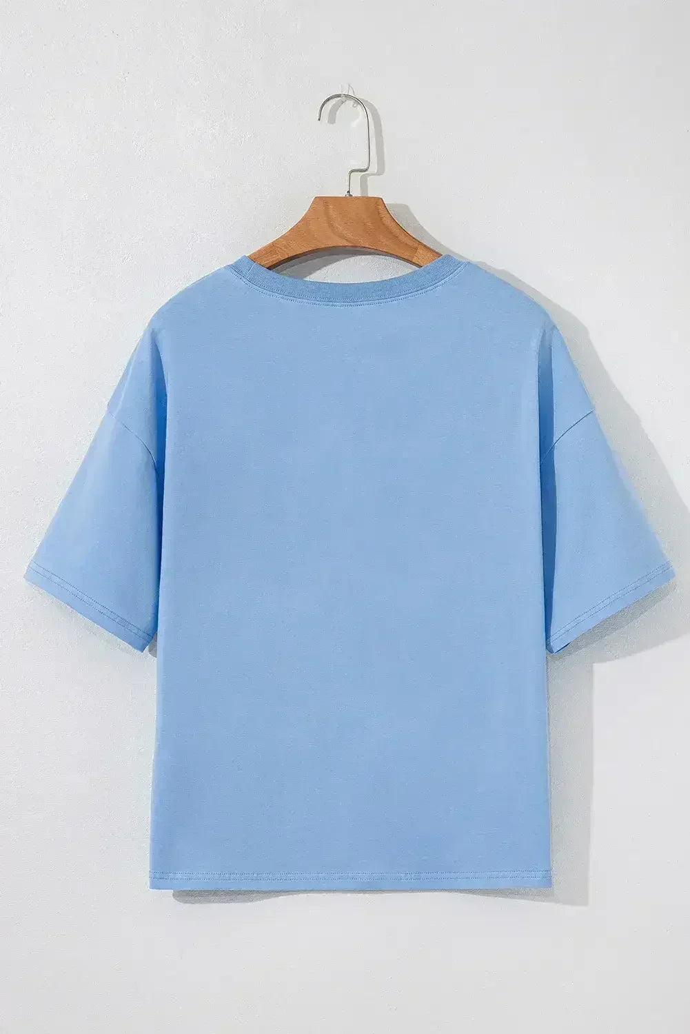 White Flag Bow Graphic Crewneck Tee - Femstylo