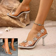 25 Edition – Summer Sparkle PVC Heels - Femstylo