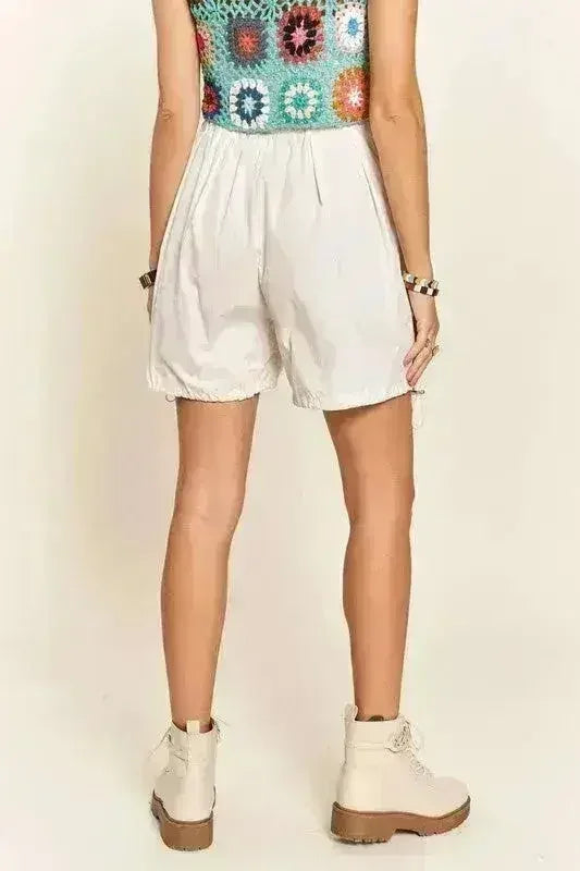 ADORA Drawstring Shorts with Pockets - Femstylo