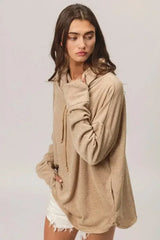 BiBi Solid Side Pocket Thumb Top - Femstylo