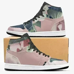 Jacki Easlick Floral Garden High-Top Leather Sneakers - Femstylo