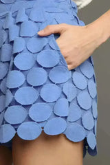 Umgee Full Size Polka Dot Lace Shorts Plus Size - Femstylo