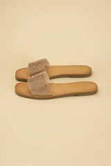 JUSTICE-S Rhinestone Slides - Femstylo