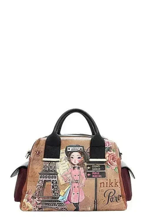 Eco-Leather Boston Bag - Sustainable Large Tote | Femstylo - Femstylo