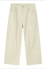 Pocketed Wide Leg Men's Jeans - Femstylo