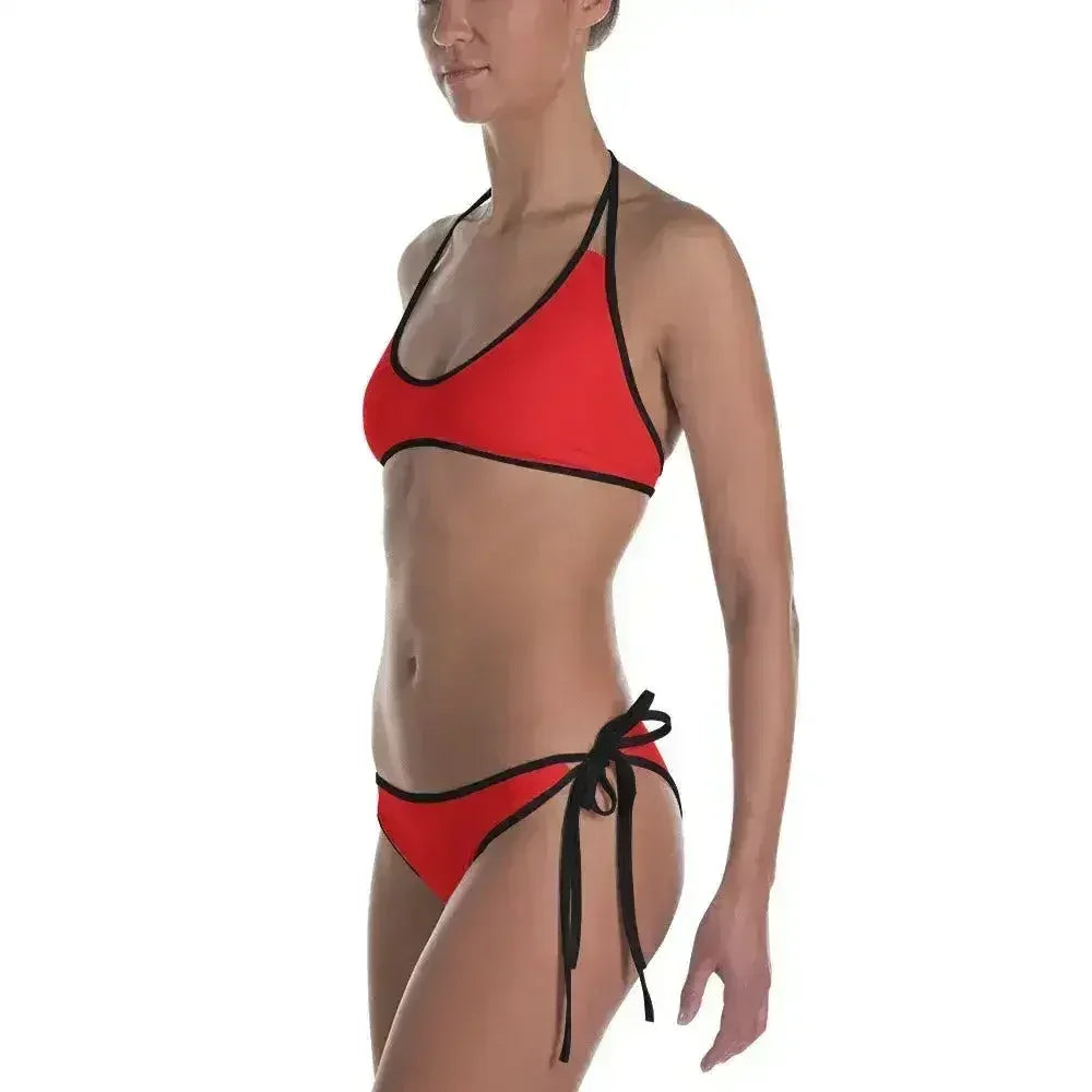 Hot Summer Bikini Set- Red - Femstylo