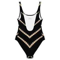 Lyra One Piece Swimsuit in Black Shibori - Femstylo