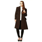 Wool Blend Double Breasted Coat (1201) - Femstylo