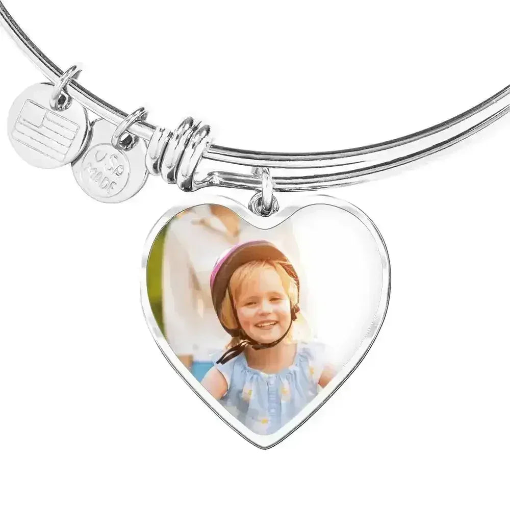Personalized Heart Photo Bracelet - Femstylo