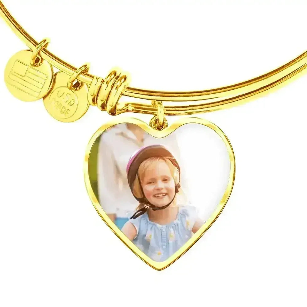 Personalized Heart Photo Bracelet - Femstylo