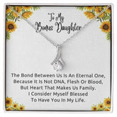 To My Bonus Daughter Necklace, Gift for Bonus Daughter, Step Daughter Birthday - Femstylo