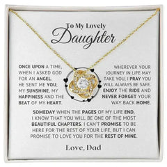 to my daughter necklace from dad - Femstylo
