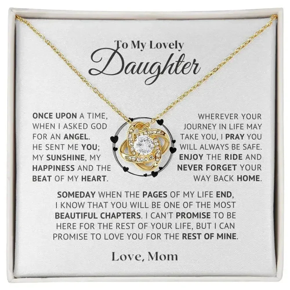 to my daughter necklace from mom - Femstylo