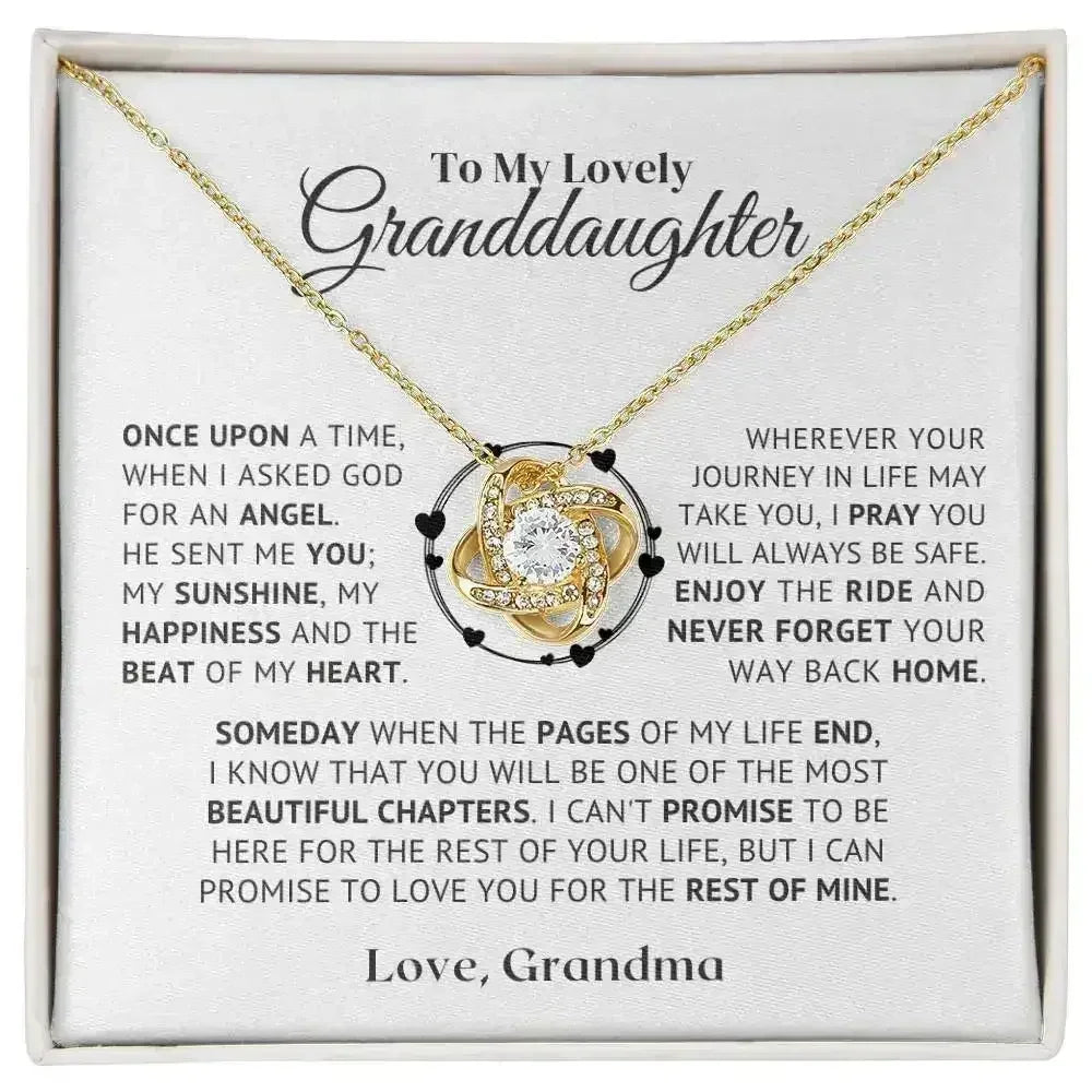 to my lovely granddaughter necklace from grandmom - Femstylo