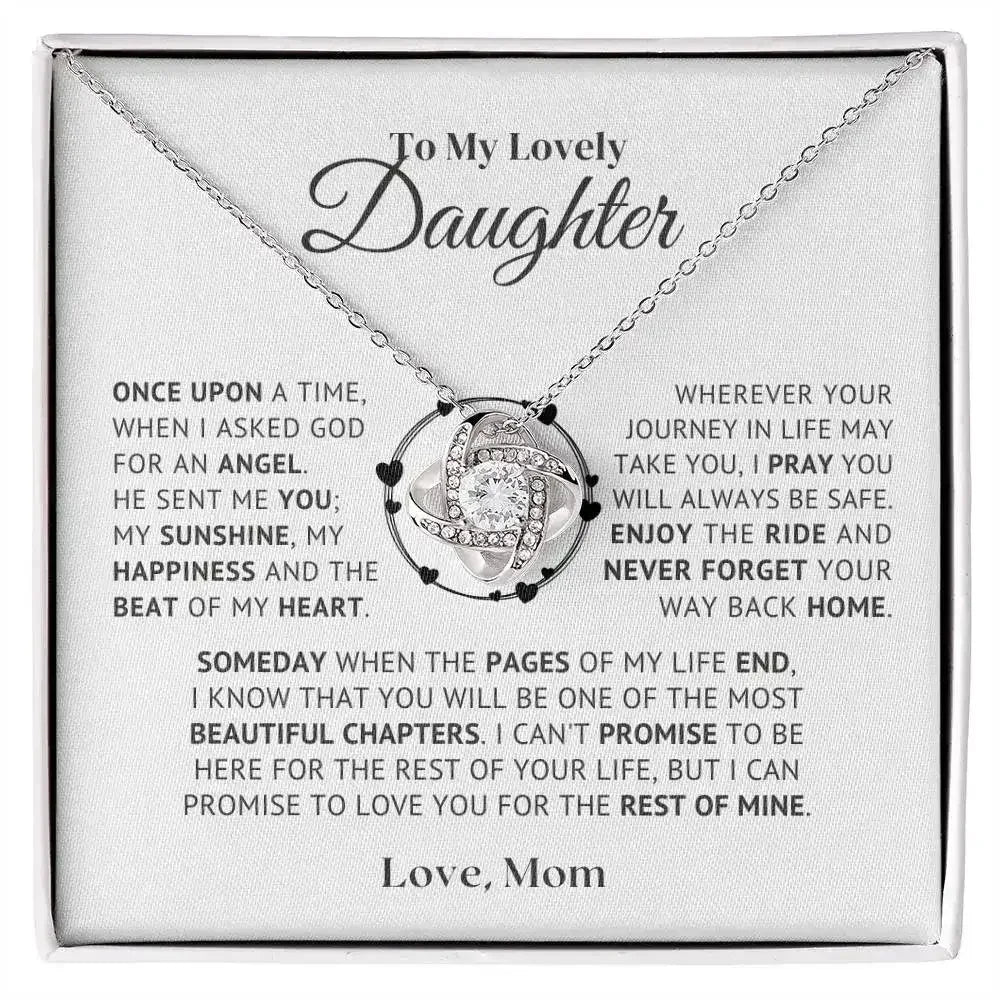 to my daughter necklace from mom - Femstylo