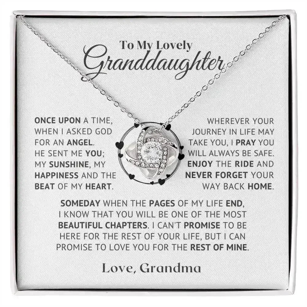to my lovely granddaughter necklace from grandmom - Femstylo