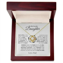 to my daughter necklace from dad - Femstylo
