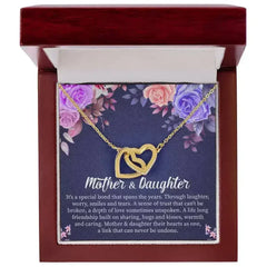 Mother Daughter / Necklace with Message Card and Gift Box - Femstylo
