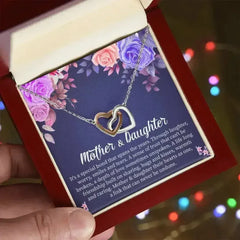 Mother Daughter / Necklace with Message Card and Gift Box - Femstylo