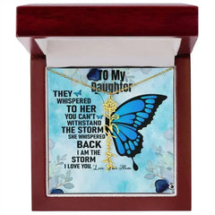 Gift From Mom to Daughter I I Love You - Birth Necklace - Femstylo