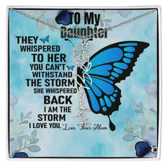 Gift From Mom to Daughter I I Love You - Birth Necklace - Femstylo