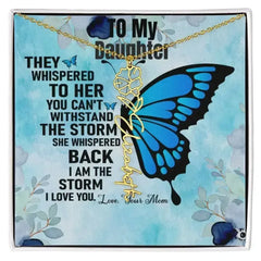 Gift From Mom to Daughter I I Love You - Birth Necklace - Femstylo