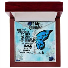 Gift From Mom to Daughter I I Love You - Birth Necklace - Femstylo