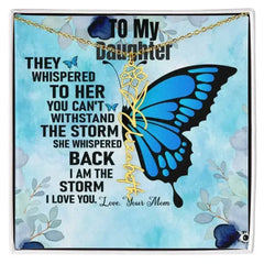 Gift From Mom to Daughter I I Love You - Birth Necklace - Femstylo