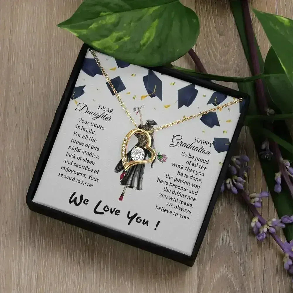 For Graduate | Congratulations - Forever Love Necklace - Femstylo