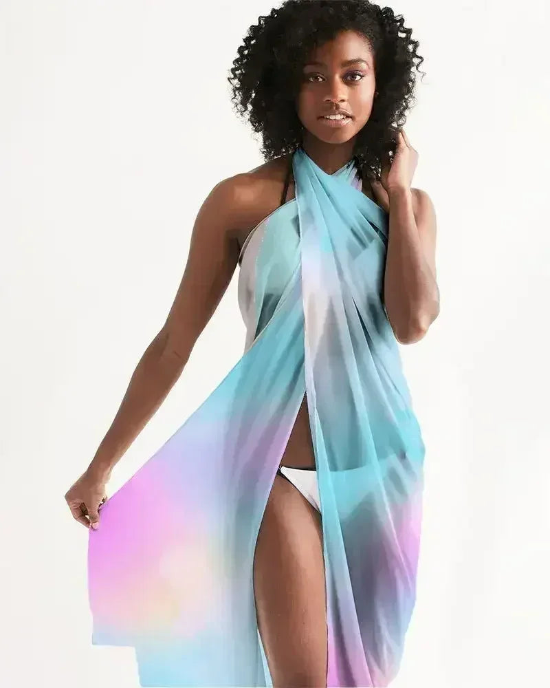 Pastel Horizon Swim Cover Up Sarong - Femstylo