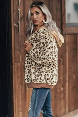 Cozy Plush Leopard Jacket - Femstylo