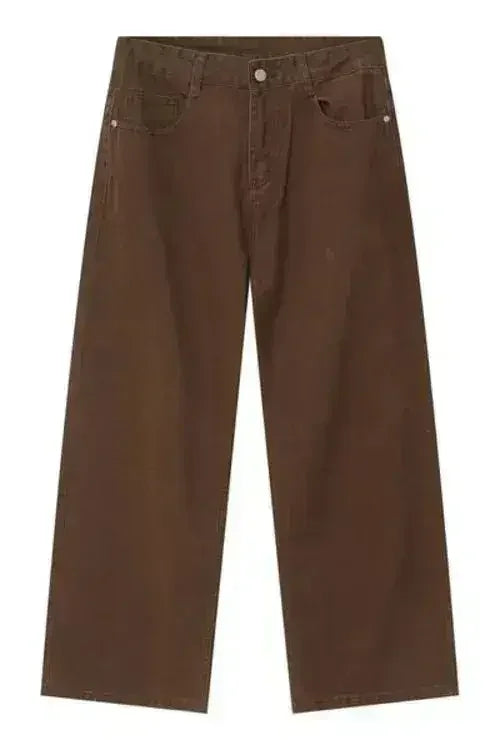 Pocketed Wide Leg Men's Jeans - Femstylo