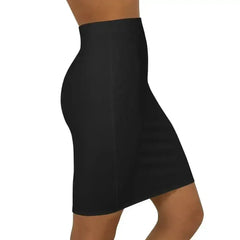 Womens Mini Skirt - Stretchy - Black Pencil Skirt - Femstylo