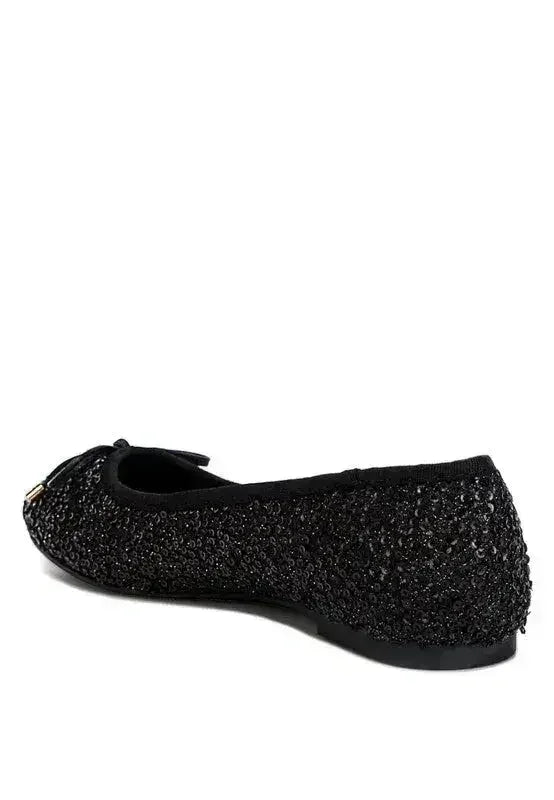 Sequin Ballet Flats - Glam Comfort Shoes | Femstylo - Femstylo