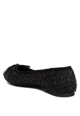 Sequin Ballet Flats - Glam Comfort Shoes | Femstylo - Femstylo