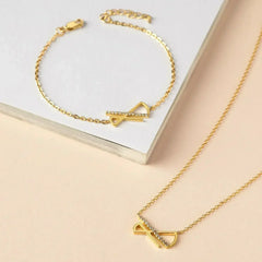 Infintity Charm Bracelet, Silver Infinite Jewelry, Stone Bracelet Fot - Femstylo