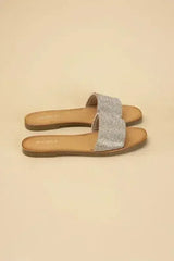 JUSTICE-S Rhinestone Slides - Femstylo