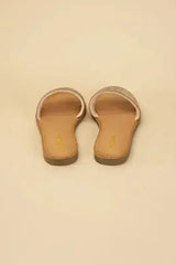 JUSTICE-S Rhinestone Slides - Femstylo