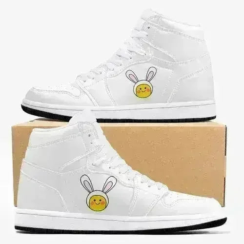 Jacki Easlick Lux Bunny High-Top Leather Sneakers - Femstylo