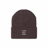Customized with Your Own Text Knit Beanie | Femstylo - Femstylo