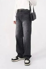 Wide Leg Men's Jeans with Pockets - Femstylo