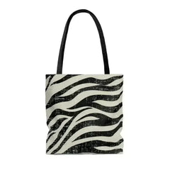 Double-Sided Zebra Print Beach Tote Bag - Medium | Femstylo - Femstylo