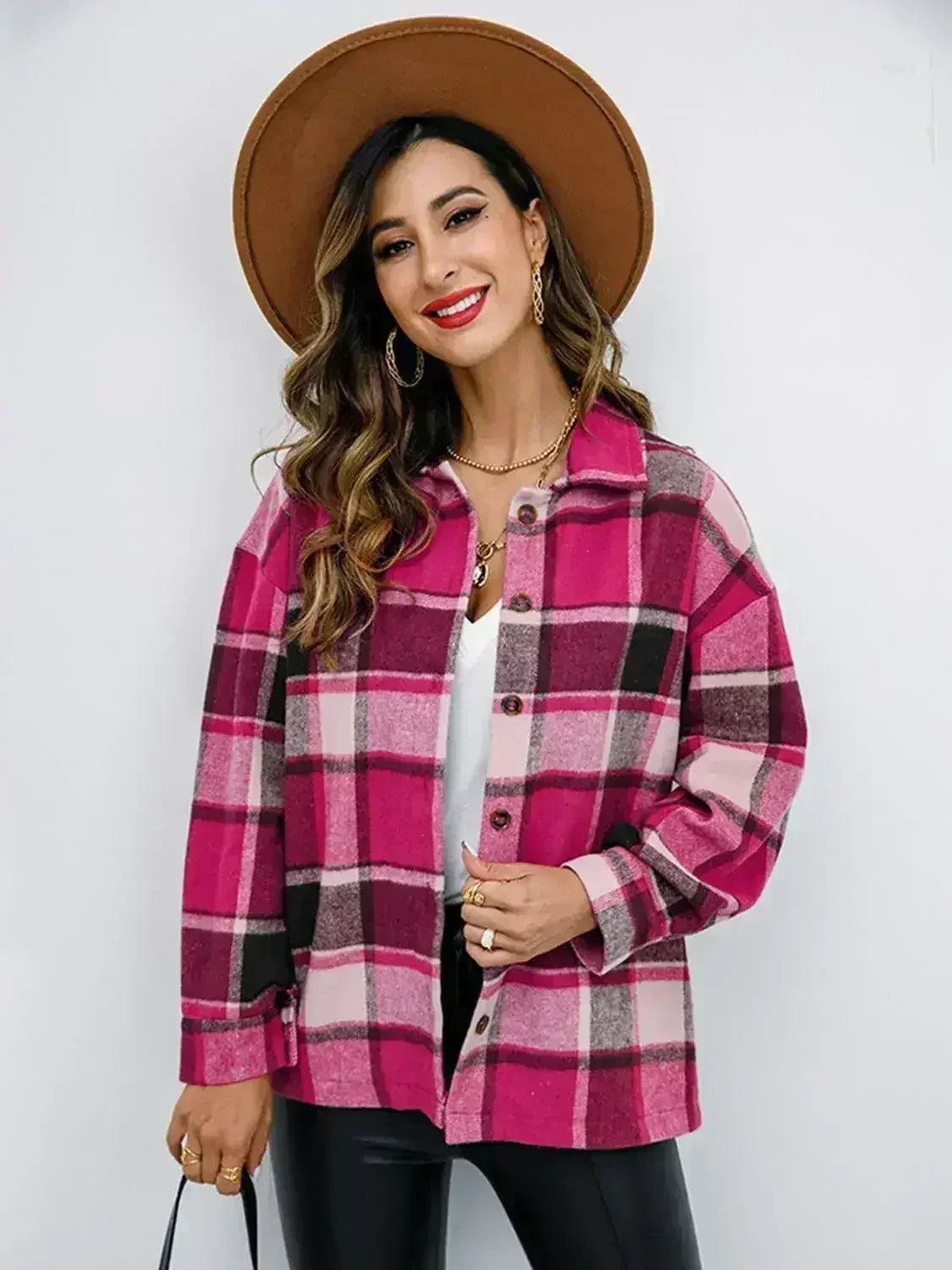 Pumpkin Spice Button-Down Jacket - Femstylo