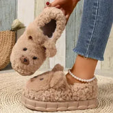 Cute Plush Furry Slippers - Femstylo
